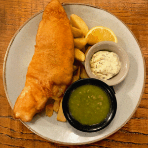A popular True North main meal displayed on a table, promoting January food offers for Rewards members.