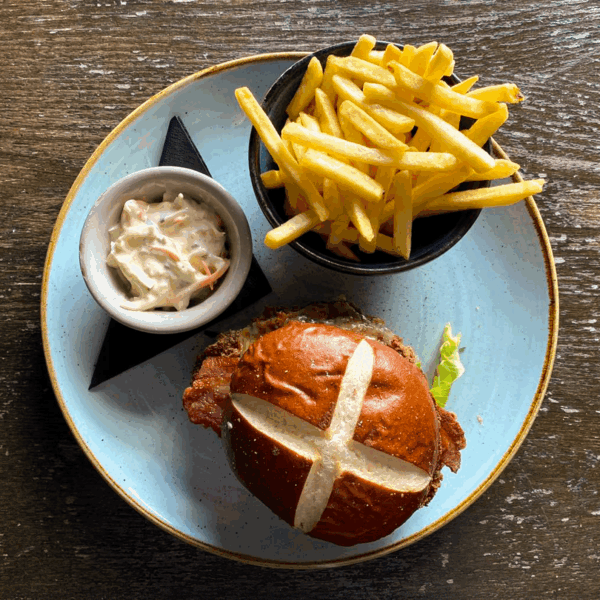 Close-up of a hearty main meal served at a True North venue as part of a January food offer.